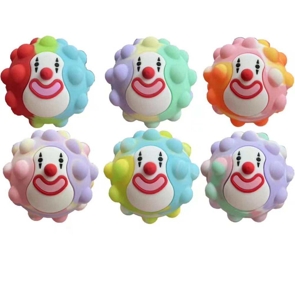 Clown Silicone Decompression Ball 1
