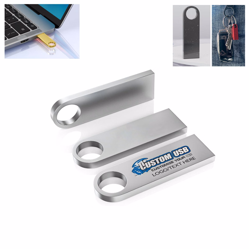 4 GB USB Metal Flash Drive With Your Brand