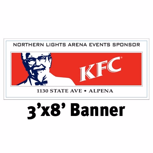 Full Color Banner 3'x8' - Vinyl