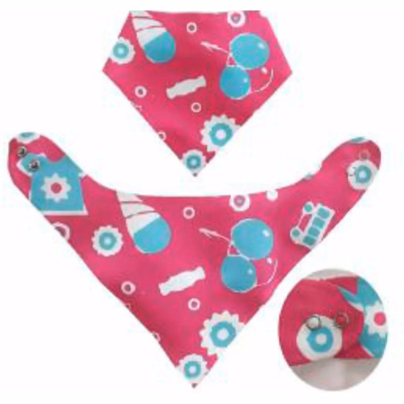 Sublimated Bandana Baby Bib, 15x8