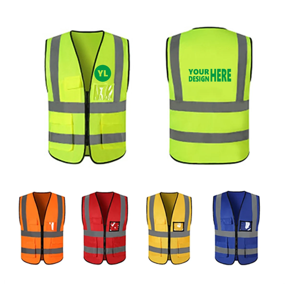 High Visibility Reflective Vest With Pocket 1