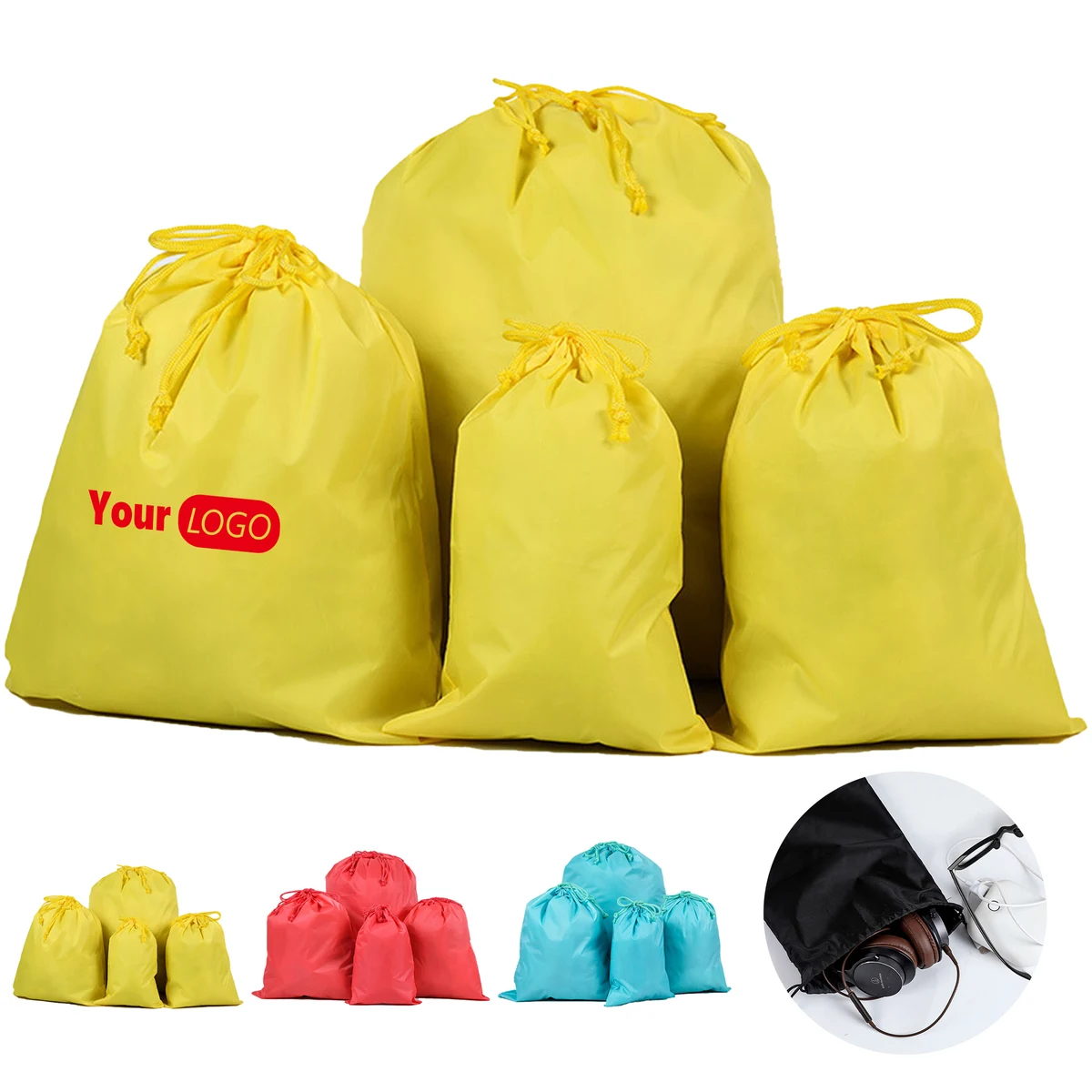 Oxford Drawstring Backpack Water Resistant String Bag 1