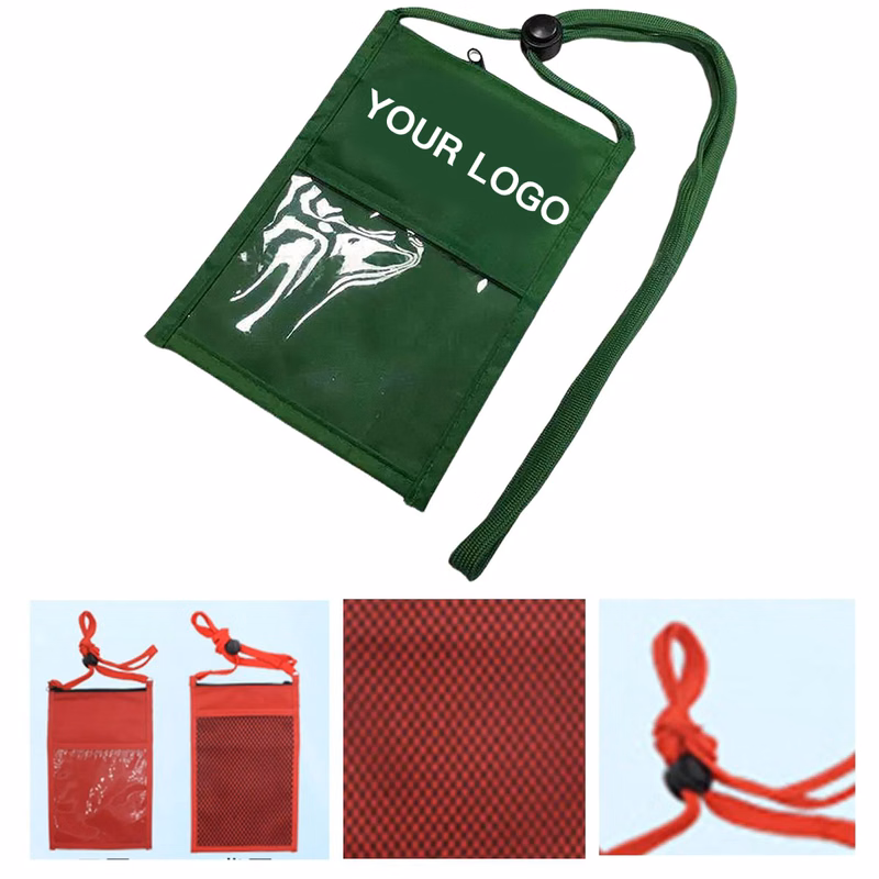 Portable Badge Organizer with Comfortable Lanyard