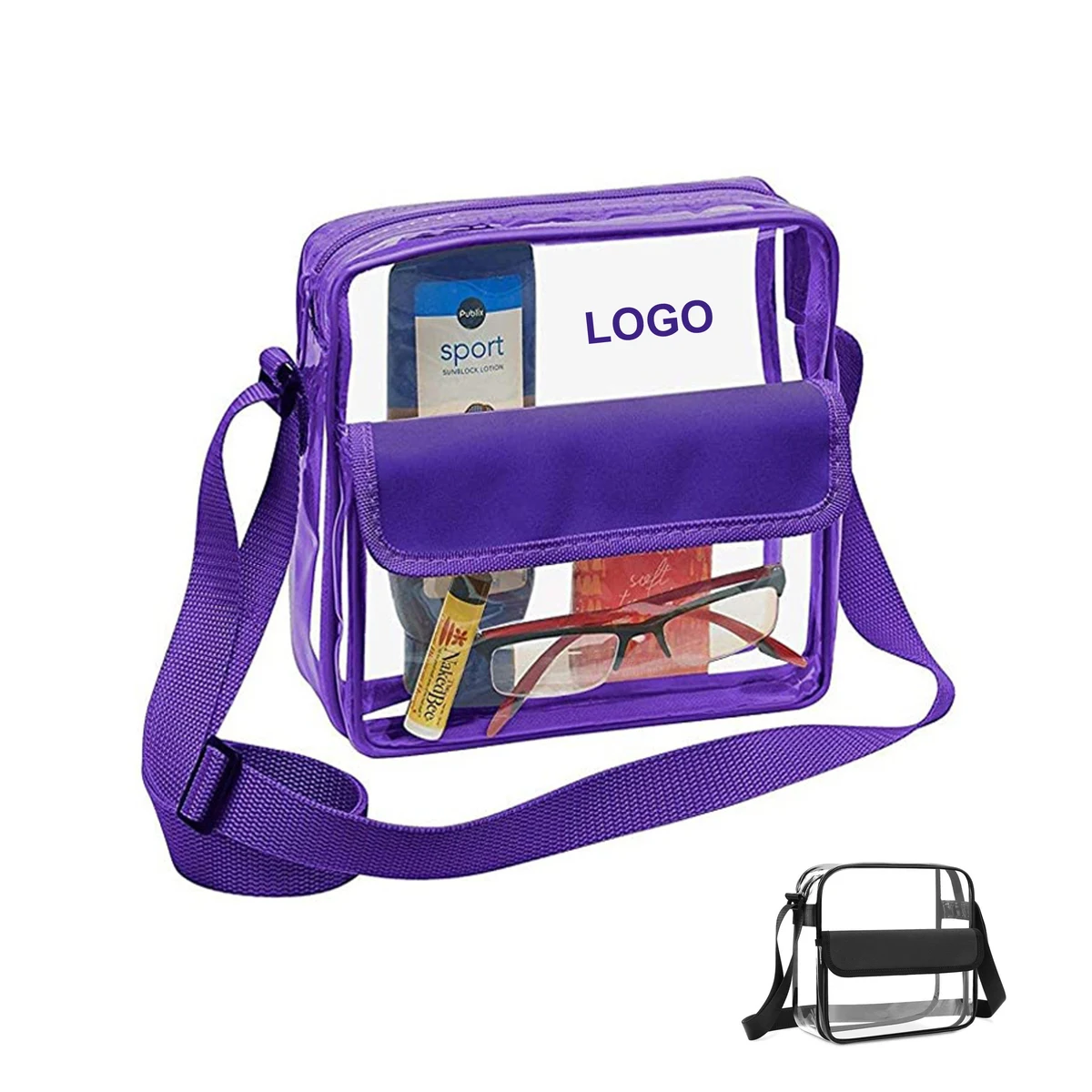 Clear Stadium Bag (direct import) 1