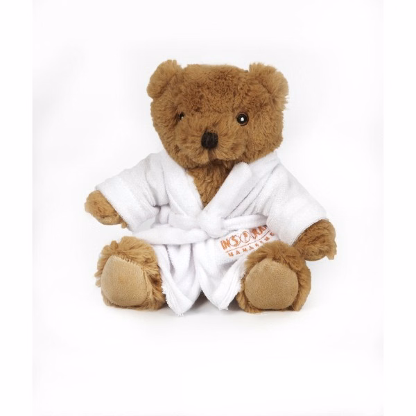 10" Alpine Bear With Bathrobe