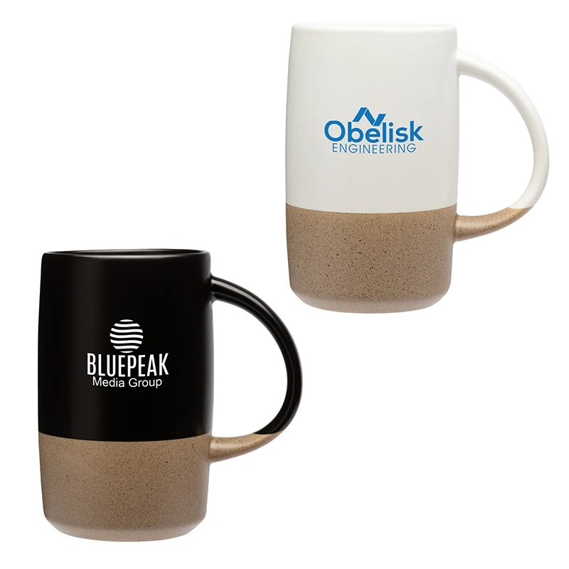 Santander 17 oz. Two-Tone Ceramic Mug 1