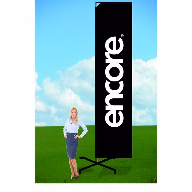 14ft PromoFlag with X Stand-Double
