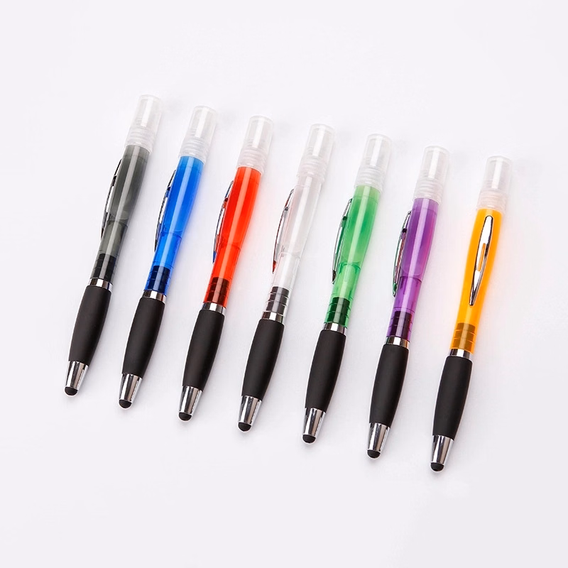 Office Essential Hand Stylus Sanitizer Pens Spray Ballponit