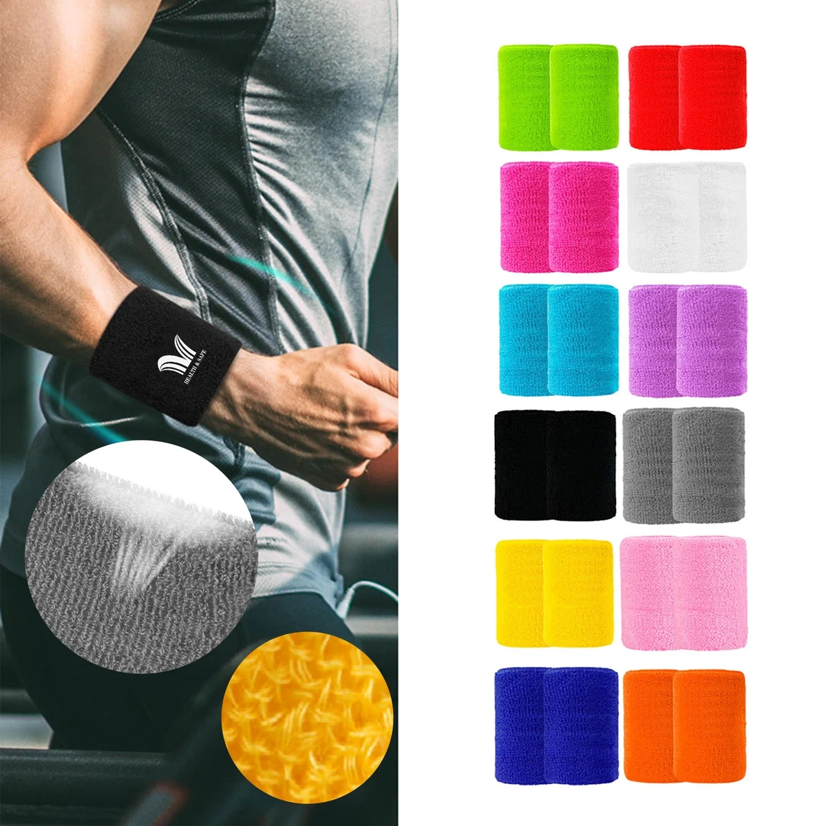 Wrist Sweatbands Sports Wristbands 1