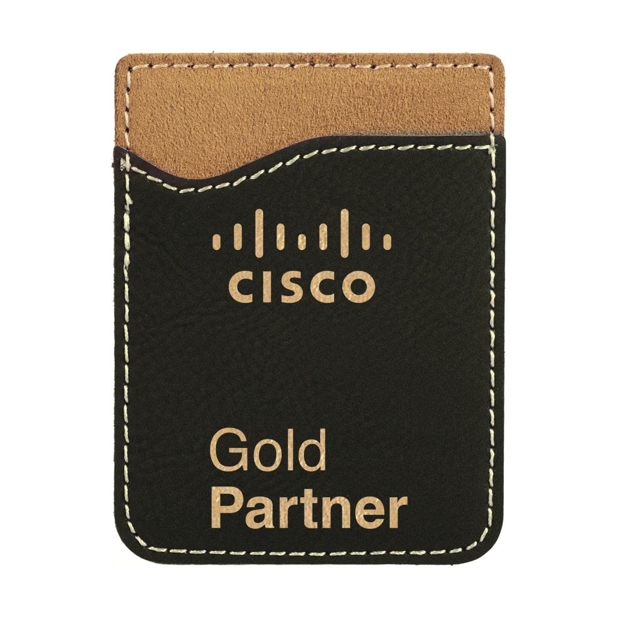Laser Engraved Leatherette Phone Wallet (2.375"x3.125") 1