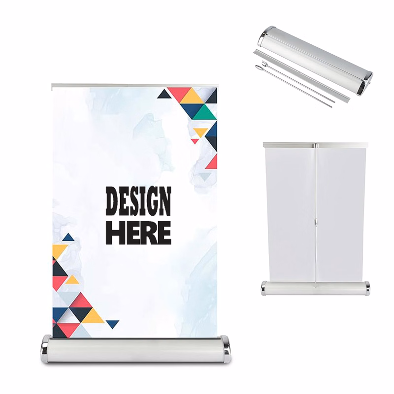 Lightweight Custom Retractable Table Banner Stand
