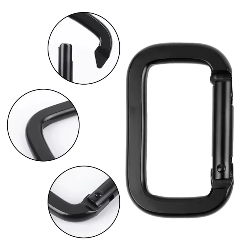 D Character Aluminum Alloy Mountaineering Buckle 1
