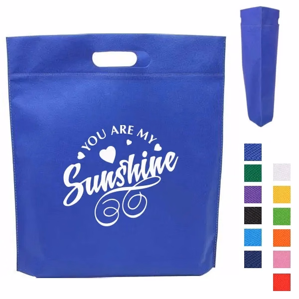 Promotional Die Cut Handle Tradeshow Nonwoven Tote