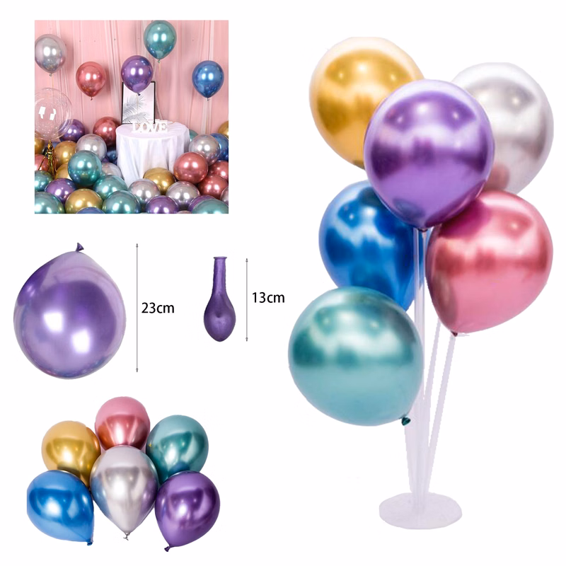 10 Inch Colorful Metal Balloons