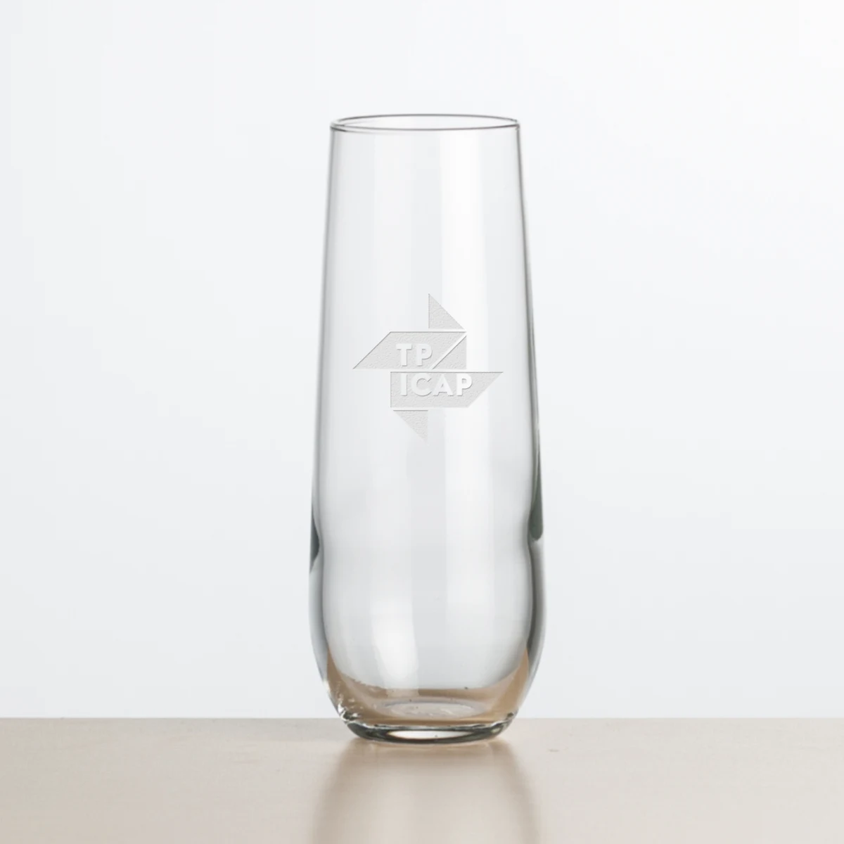 Ossington Stemless Flute - 8.5oz - Deep Etch 1