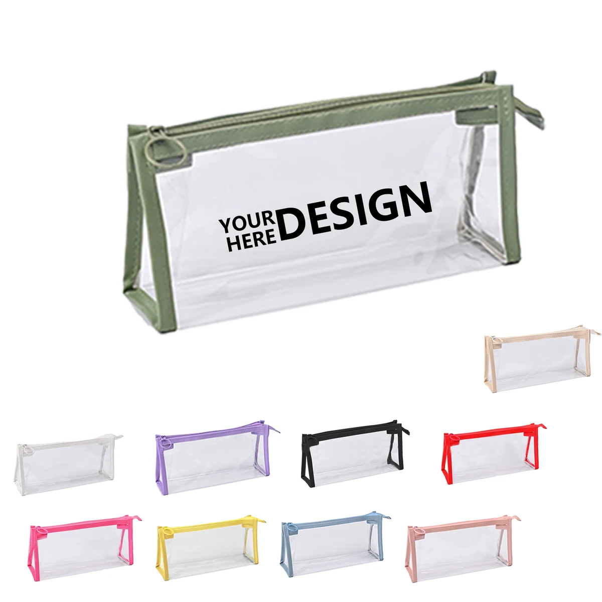 Transparent Triangular Pencil Case 1