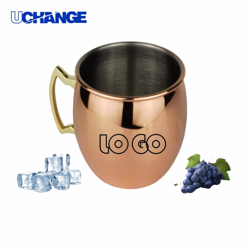 Copper Coated Moscow Mule Mug Container (18 oz)