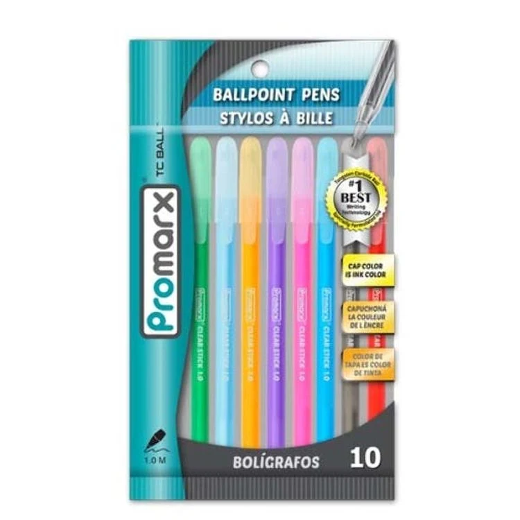 Ball Stick Pens - Assorted 10 Pack 1