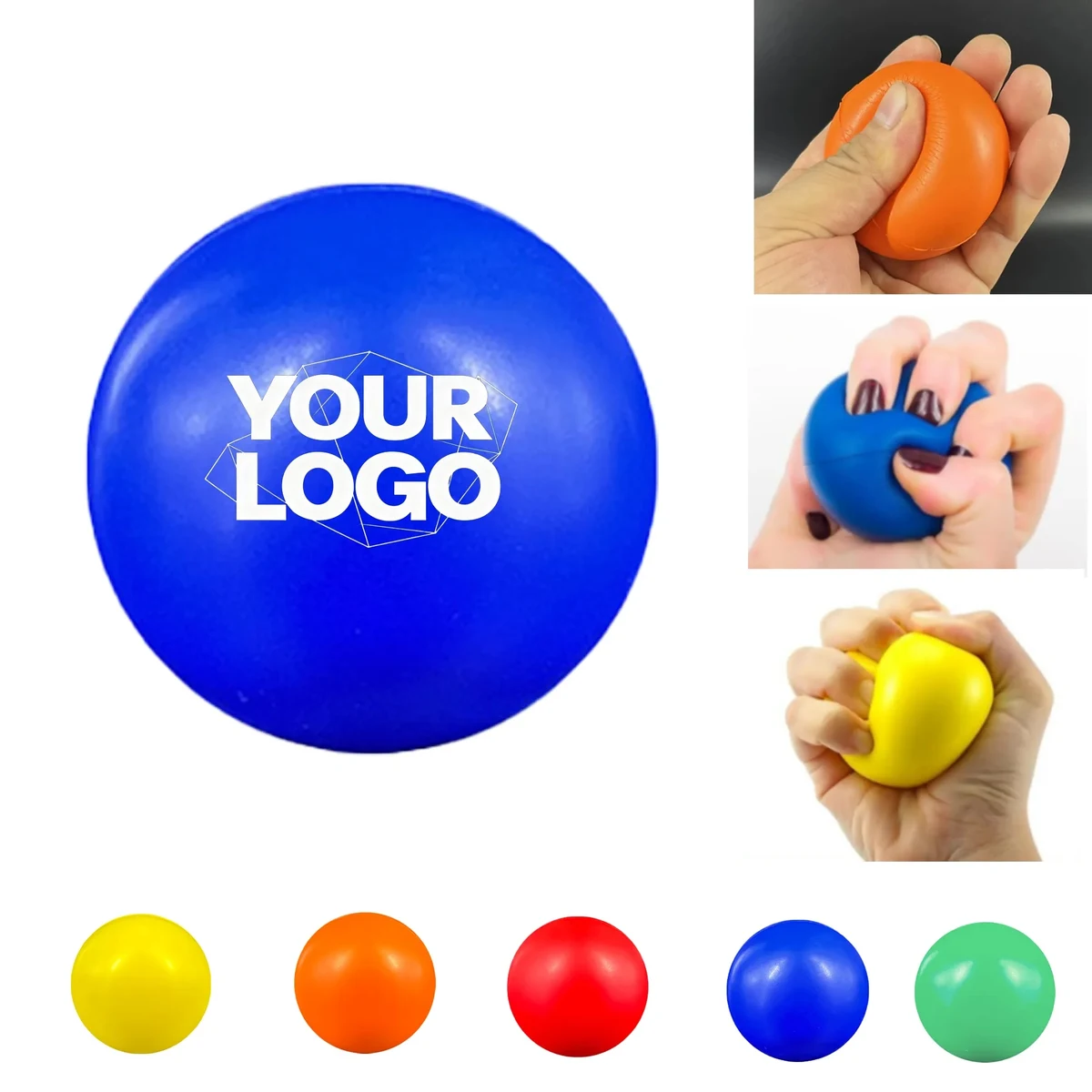 Round Stress Relief Squeeze Balls 1