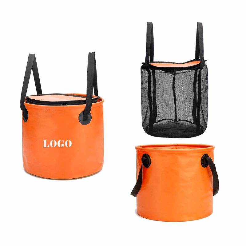 Collapsible Fishing Bucket With Handle