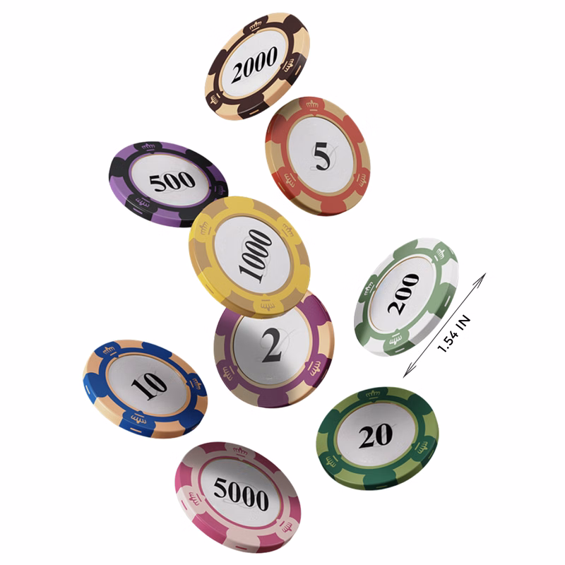 MOQ 100 PCS Ceramic Gaming Chips