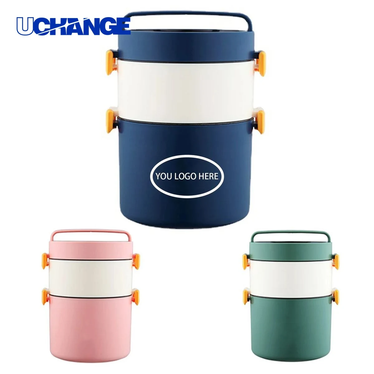 Portable Double Decker Bento Lunch Box 1