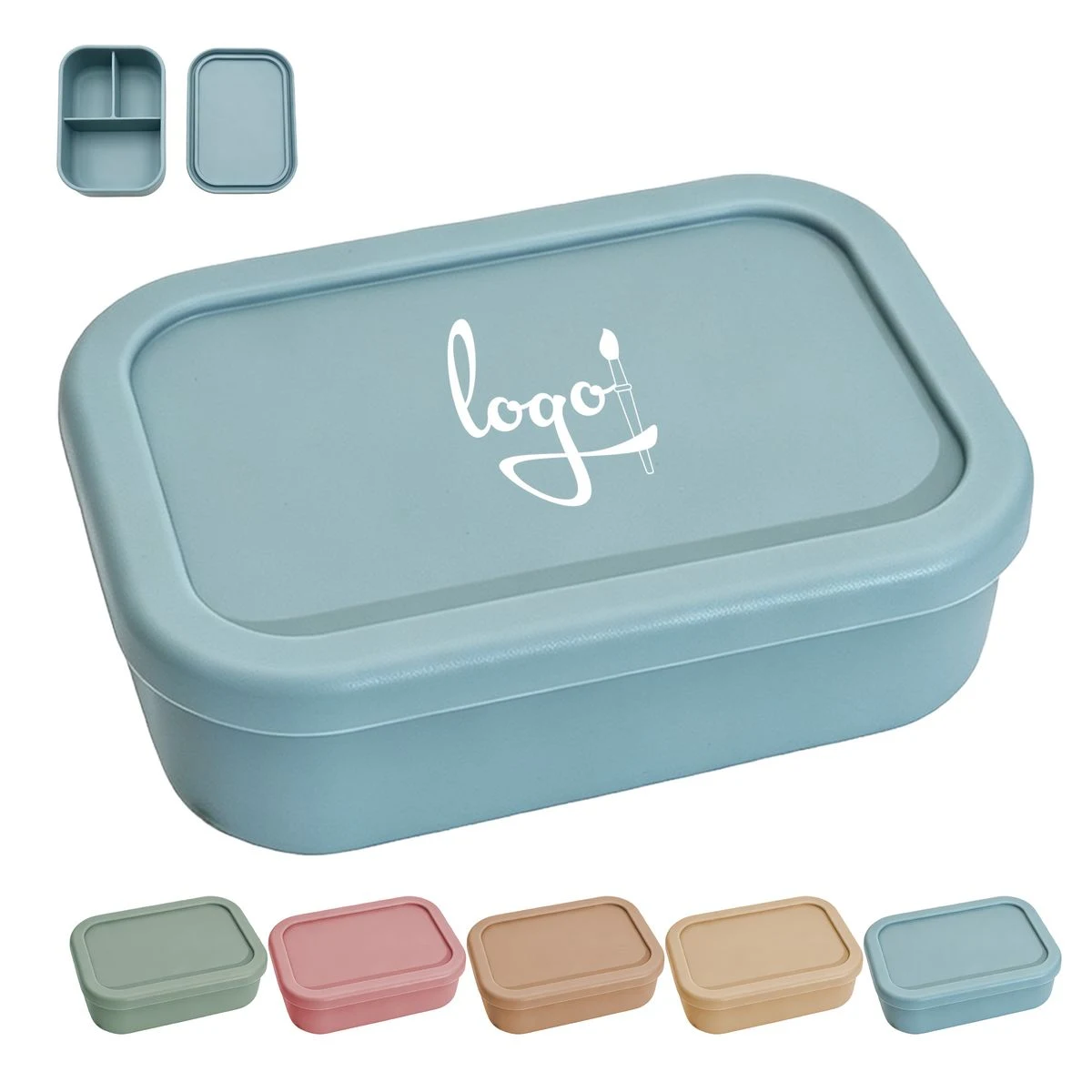 Square Silicone Bento Box 1