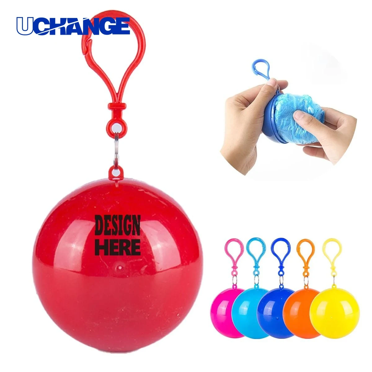 Disposable Rain Poncho Ball 1