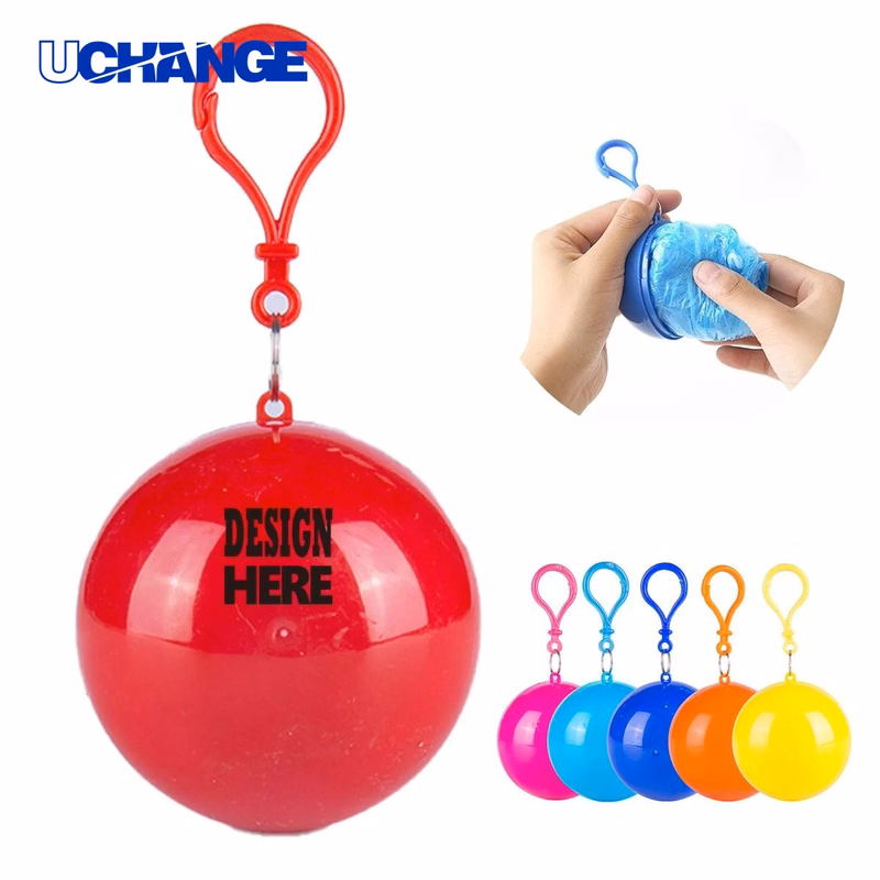 Disposable Rain Poncho Ball