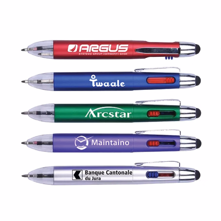 Black and Red Ink Writing Stylus Pen