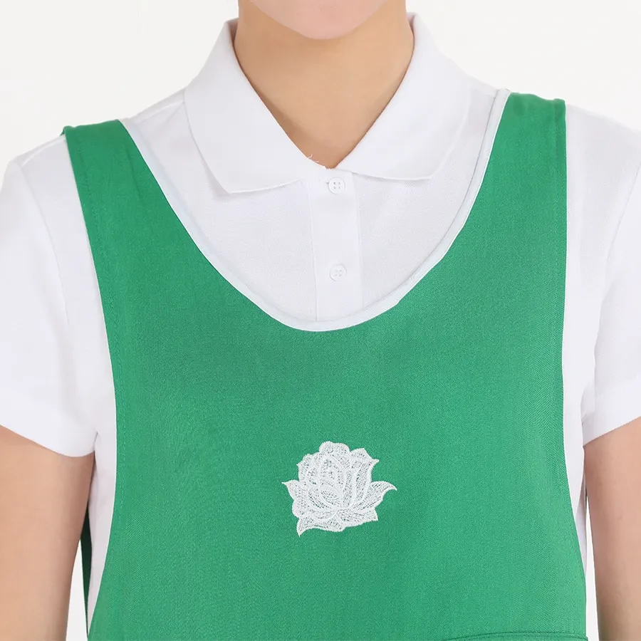 Buttons Stylish Polyester Apron 1