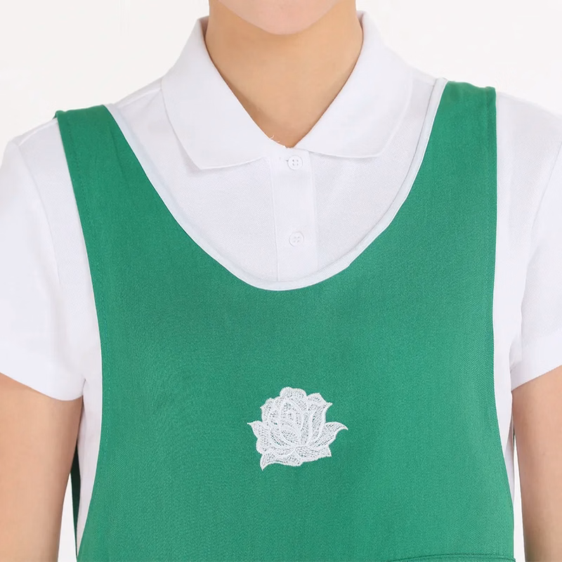 Buttons Stylish Polyester Apron
