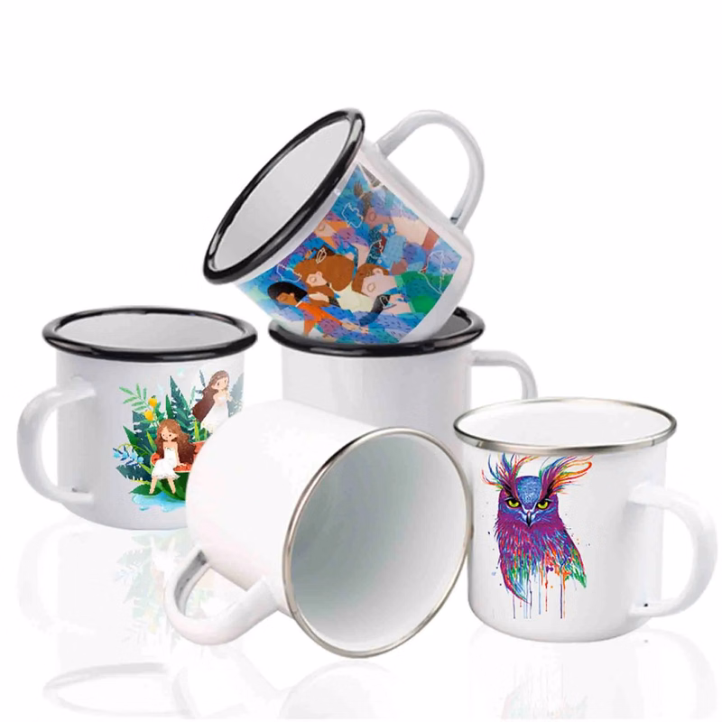 Enamel Cup Ceramic Camping Mug