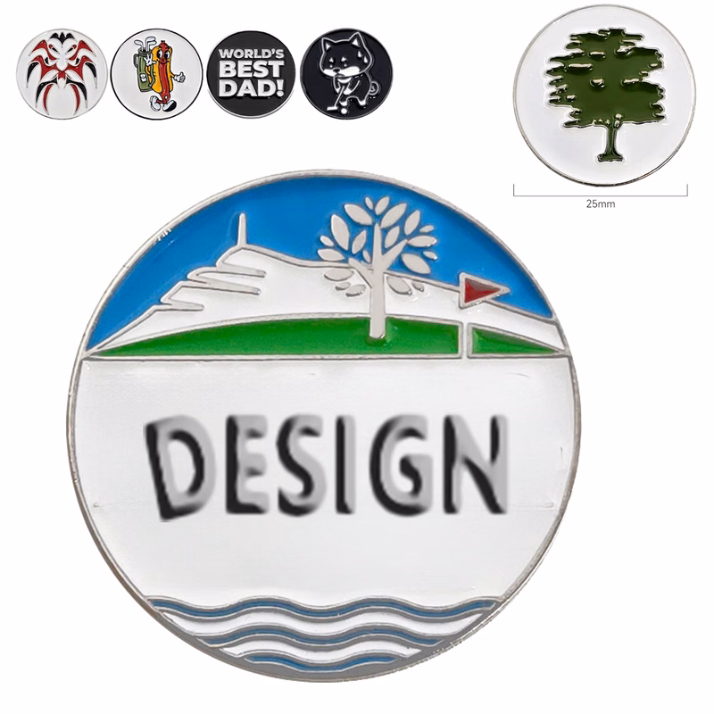 Custom Metal Golf Ball Marker