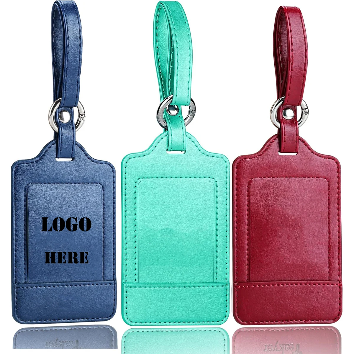 MOQ 50pcs Leather Luggage Tag 1