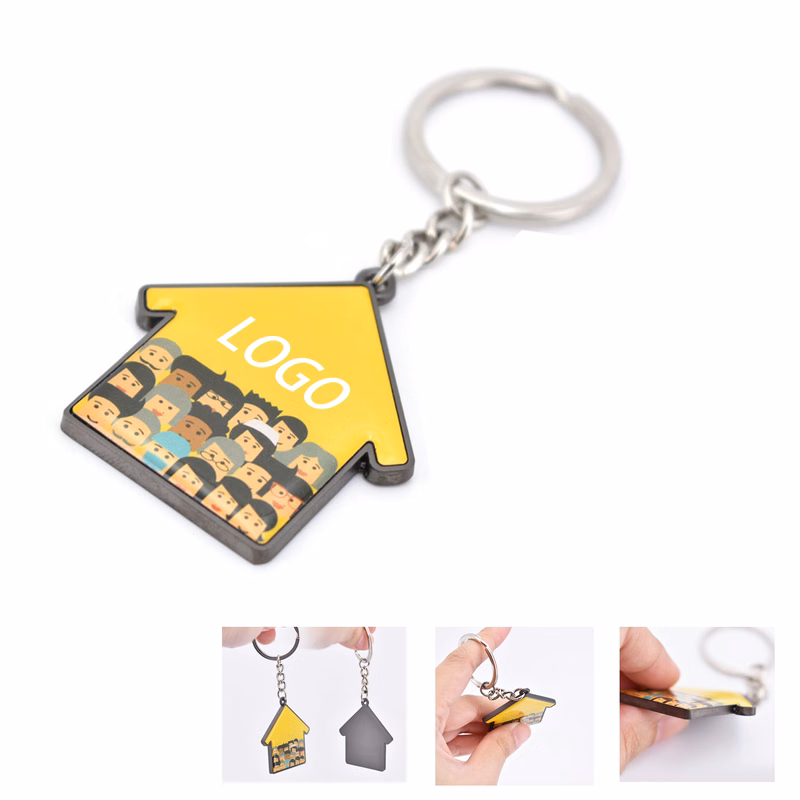 Epoxy Metal Keychain MOQ 100pcs
