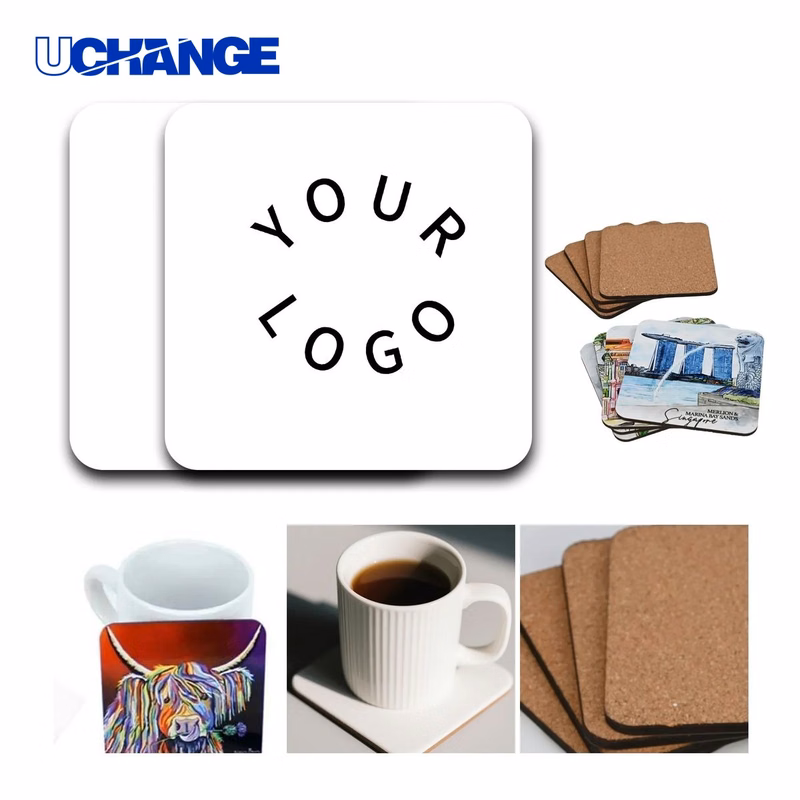 Square Cork Drink Coaster Table Mat