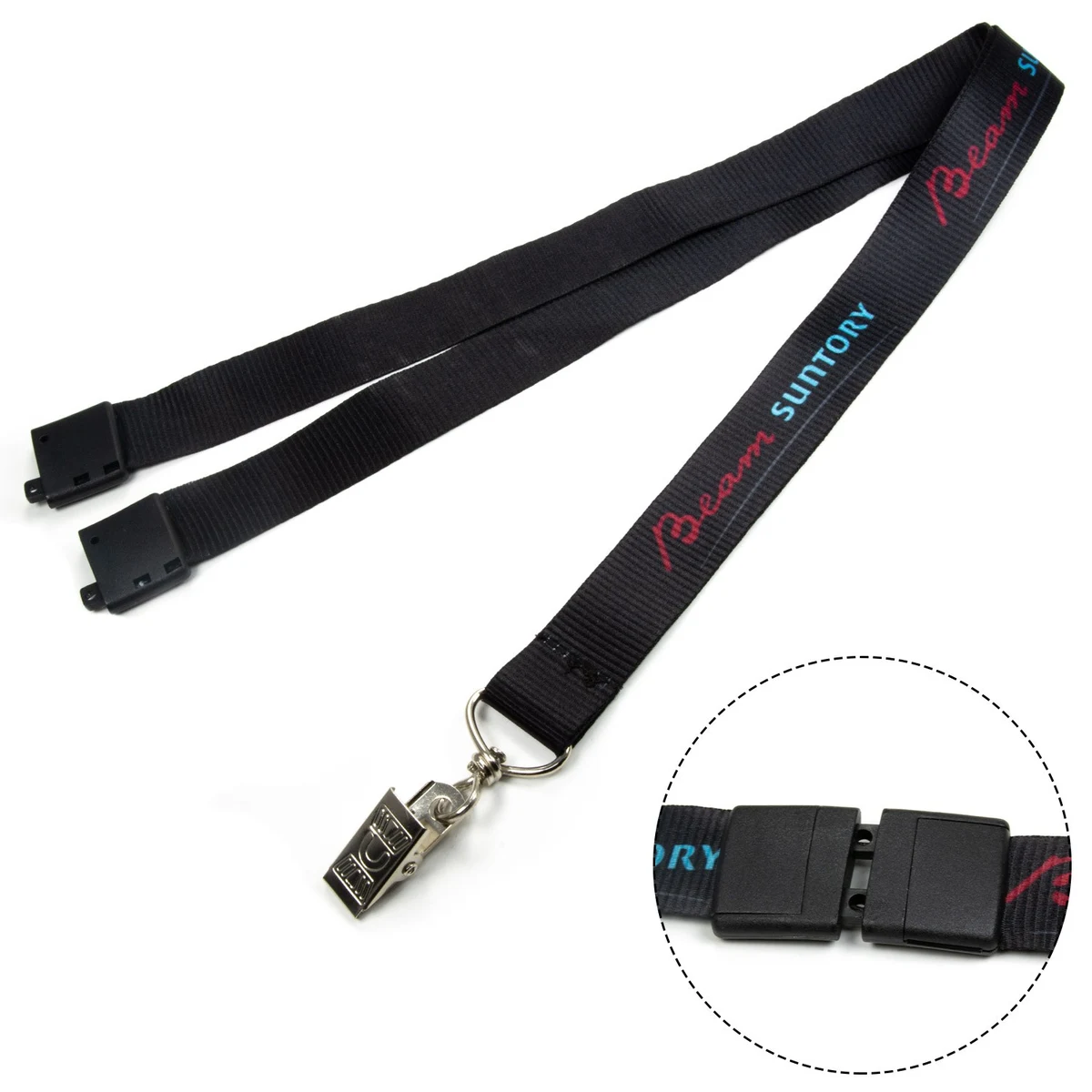5/8" Polyester Full color Lanyards with Safety Breakaway 1