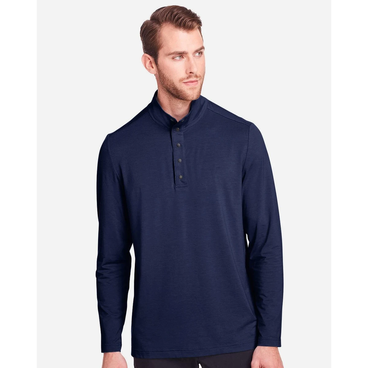 Men's JAQ Stretch Performance Snap-Neck Pullover - NE400 1