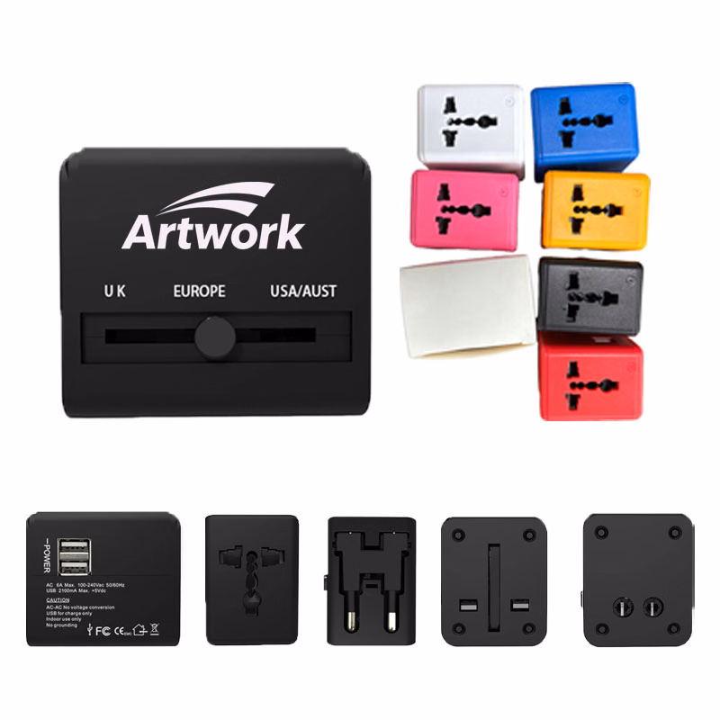USB2.1A Overseas Travel Adapters