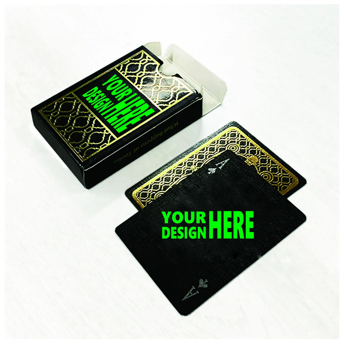 MOQ 50 Portable Poker Cards Full Color 1