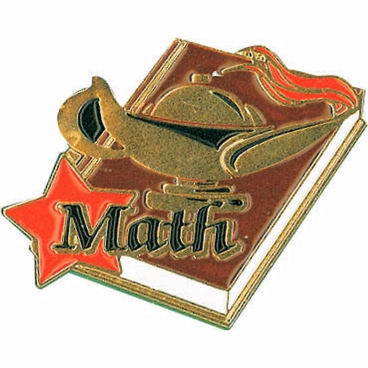 Math Pin Lapel Pin (1-1/4")