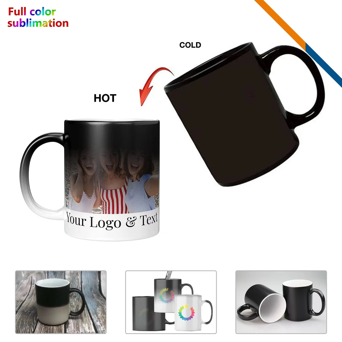 Rolo Heat Changing Ceramic Mug - 11 OZ. 1