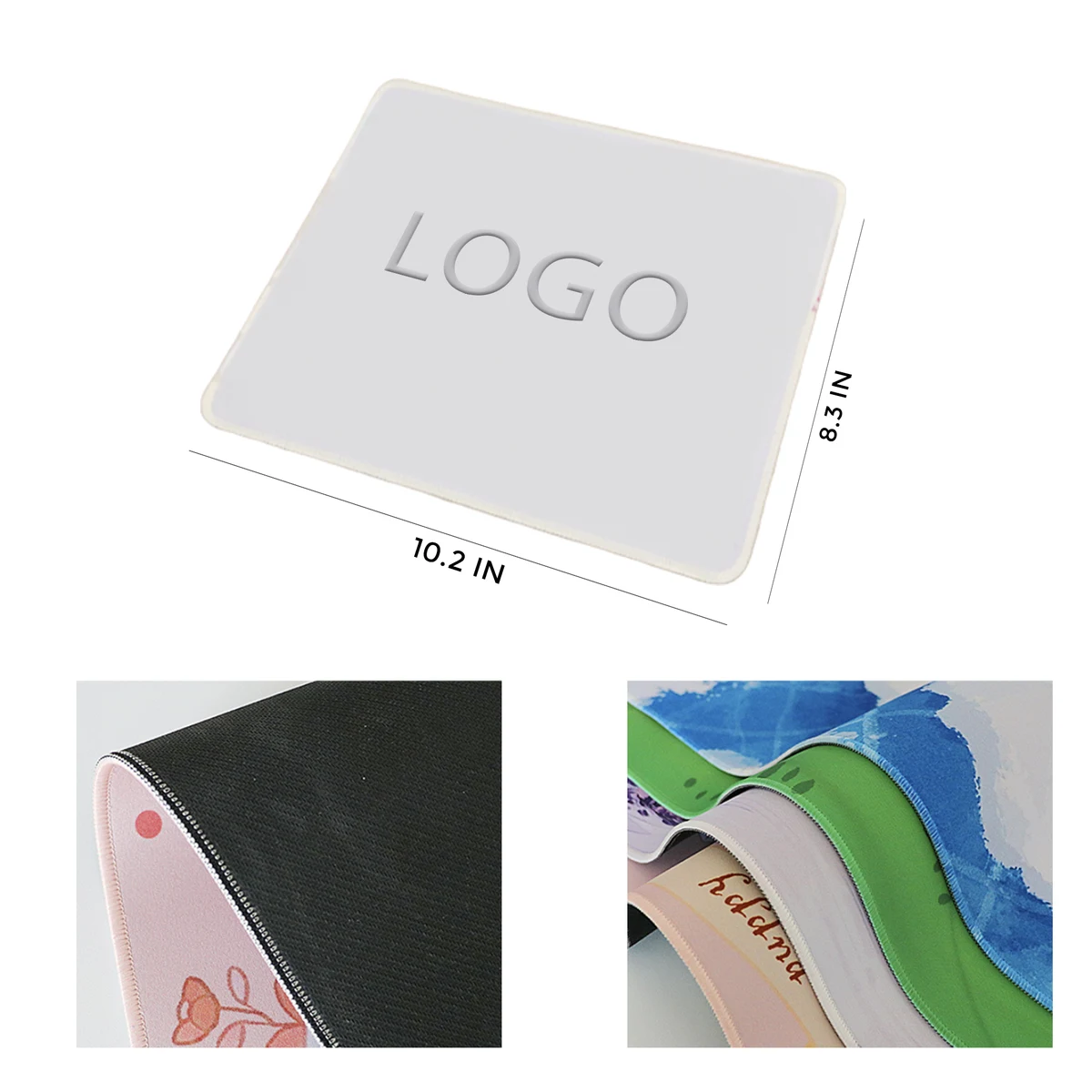 MOQ 50 Pcs Durable Edge Locked Mouse Pad 1