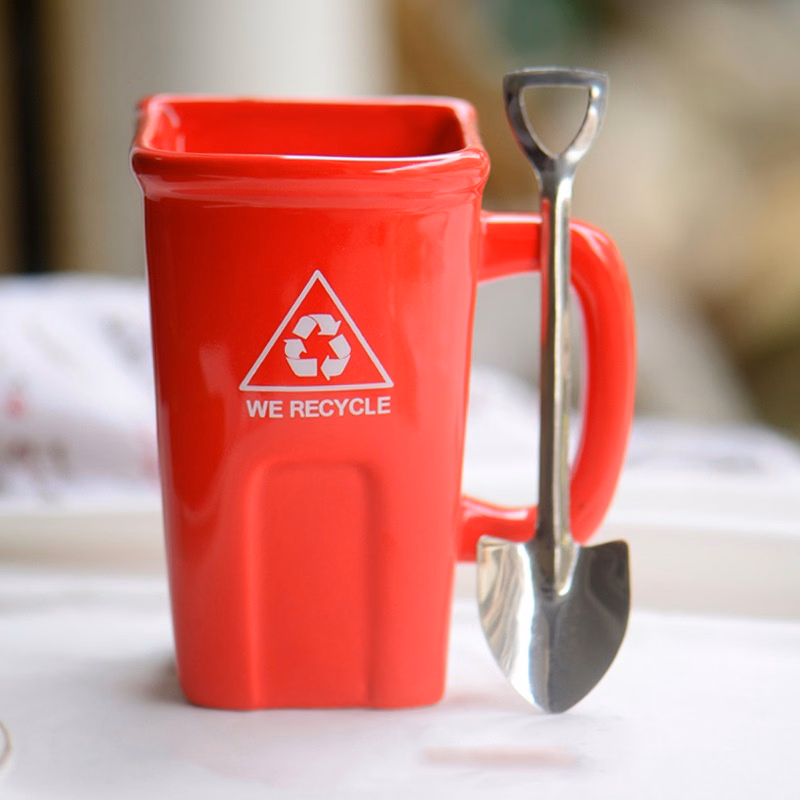 Ceramic Recycling Bin Mug