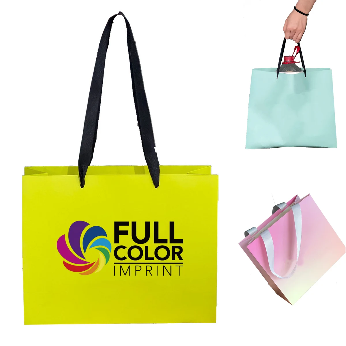 MOQ 50 Custom Printed Eco-Friendly Gift Bags 1