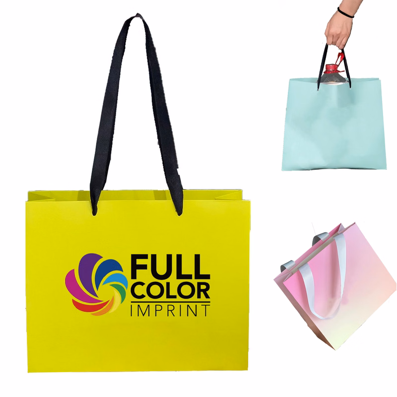 MOQ 50 Custom Printed Eco-Friendly Gift Bags
