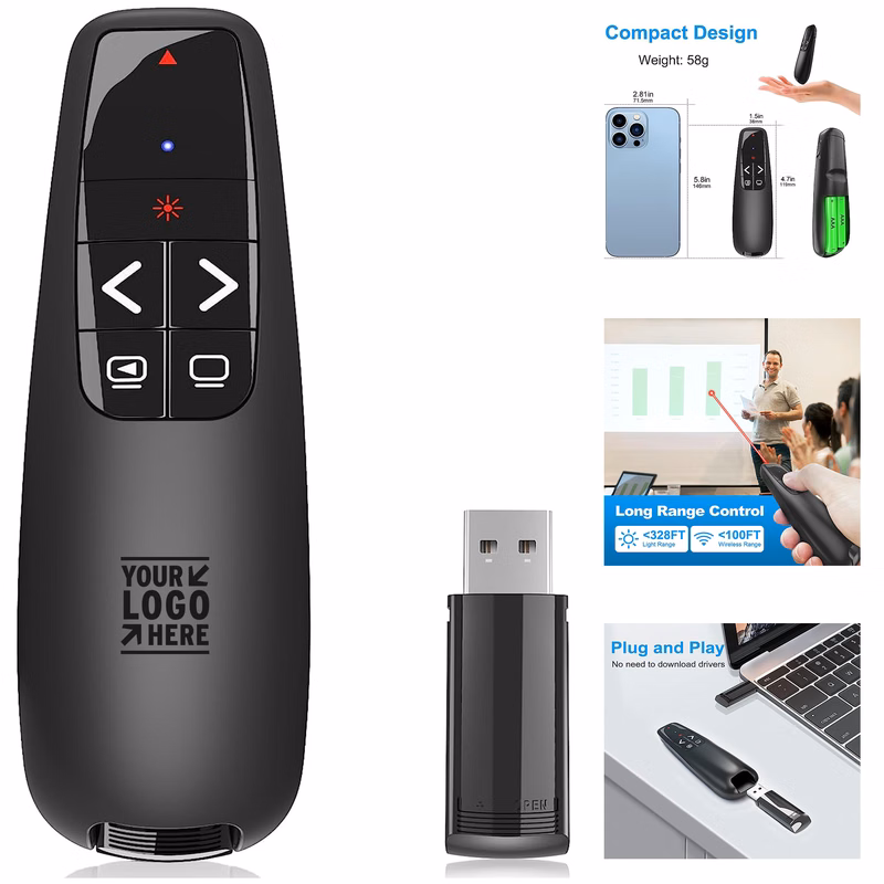 USB Wireless Presenter Remote Presentation Clickers for PowerPoint