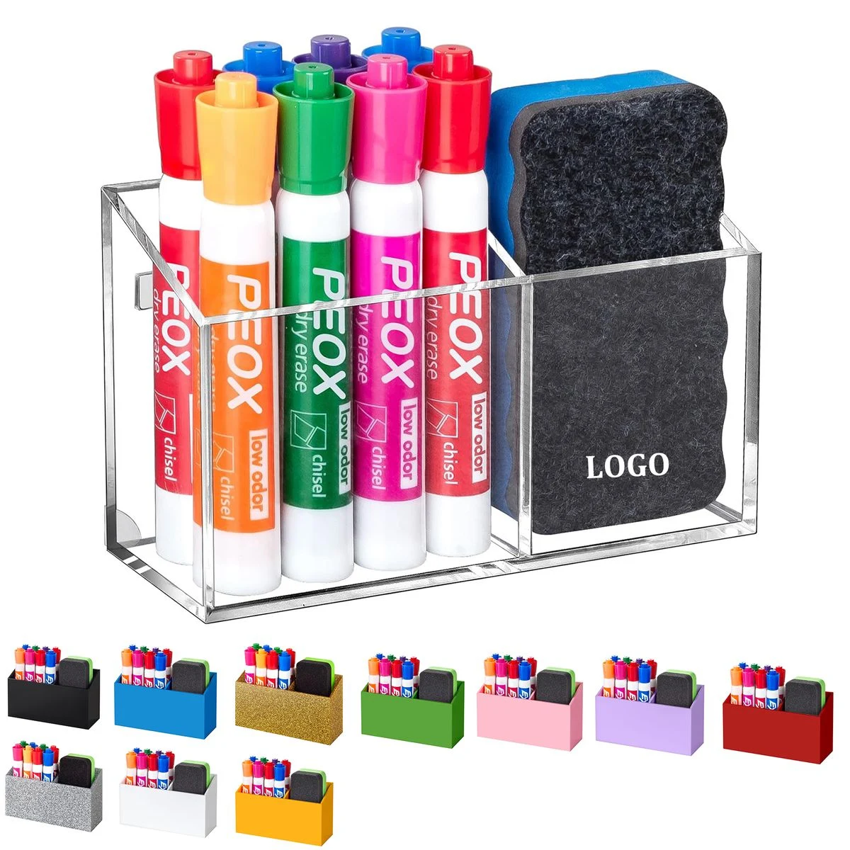 Acrylic Magnet Pen Holder 1