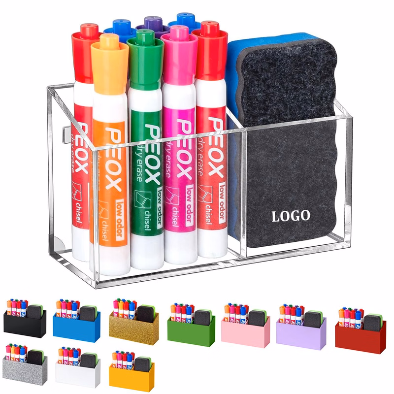 Acrylic Magnet Pen Holder